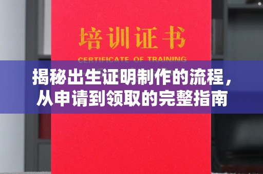 竹北揭秘出生证明制作的流程，从申请到领取的完整指南